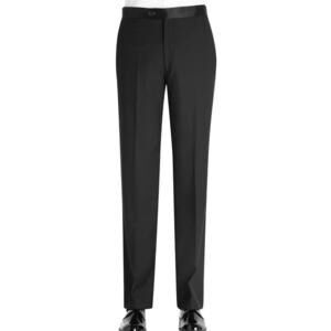 Men’s Pronto Uomo Black Tuxedo Pants 38L/32W – Classic‎ Formalwear